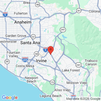 Map to Irvine Smile Arts Dentistry office in Irvine, CA