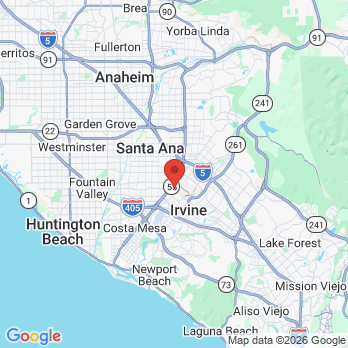 Map to Smyl OC Dentistry office in Santa Ana, CA