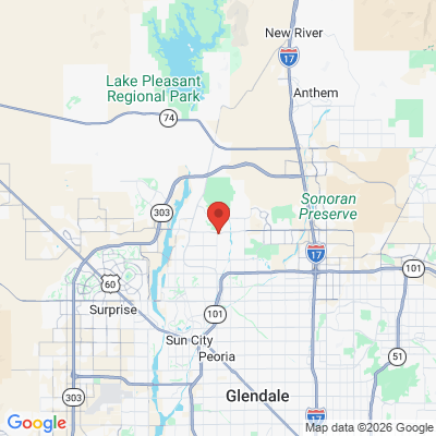 Map to  office in Peoria, AZ