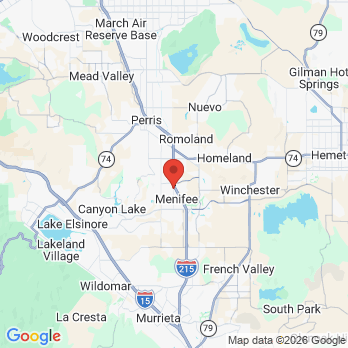 Map to Primary Office Michael McWalters, DDS, Inc. office in Menifee, CA