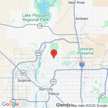 Map to TRU DENTAL office in Peoria, AZ