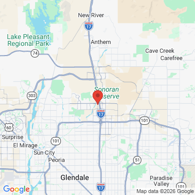 Map to  office in Phoenix, AZ