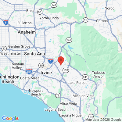 Map to Primary Office office in Irvine, CA