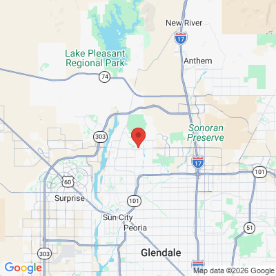Map to  office in Peoria, AZ
