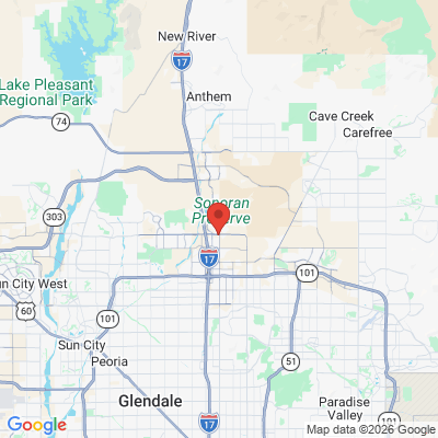 Map to  office in Phoenix, AZ