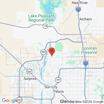 Map to The Smile Institute office in Peoria, AZ