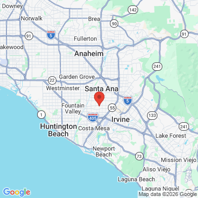 Map to  office in Santa Ana, CA