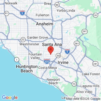 Map to Smiles on Bristol Dentistry office in Santa Ana, CA