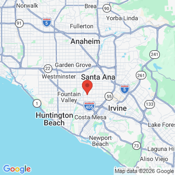 Map to Enable Dental office in Santa Ana, CA