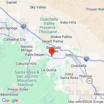 Map to Mountainside Dental Group - La Quinta office in La Quinta, CA