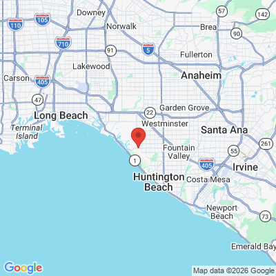 Map to Kerry Shimizu, DDS office in Huntington Beach, CA
