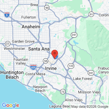 Map to Keon Jung Kim Dental Corp.  office in Tustin, CA