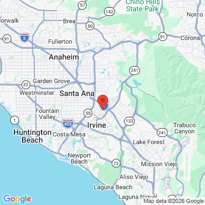 Map to  office in Tustin, CA