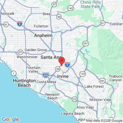 Map to  office in Tustin, CA