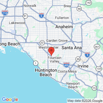 Map to KS Dental office in Westminster, CA