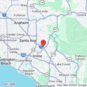 Map to Market Place Dentistry office in Tustin, CA