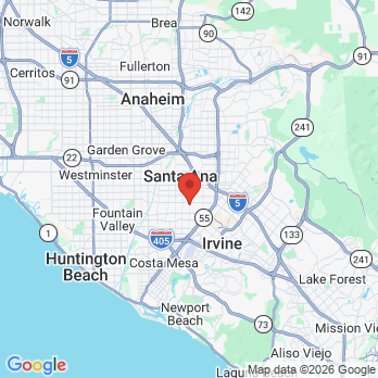 Map to Fantastic Dental office in Santa Ana, CA