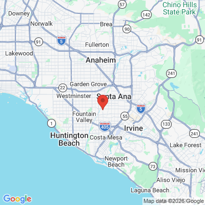Map to  office in Santa Ana, CA
