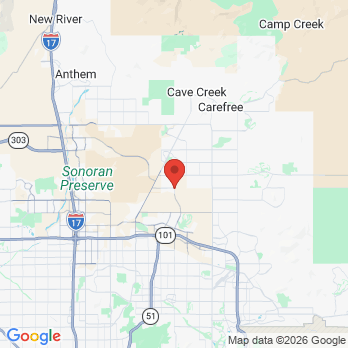 Map to Tatum Highlands Dentistry office in Phoenix, AZ
