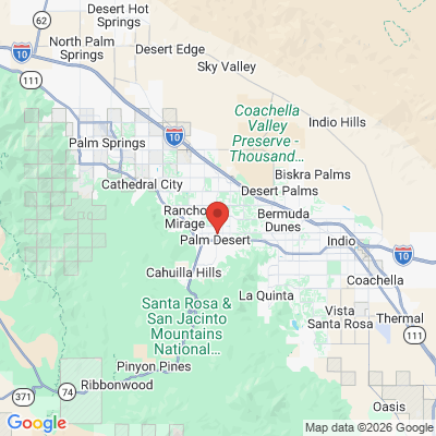 Map to  office in Palm Desert, CA