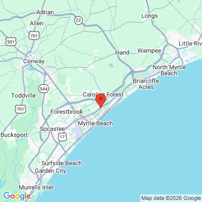 Map to  office in Myrtle Beach, SC