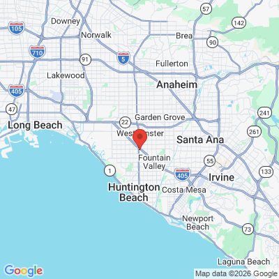 Map to Oceanic Dental - Huntington Beach office in Huntington Beach, CA