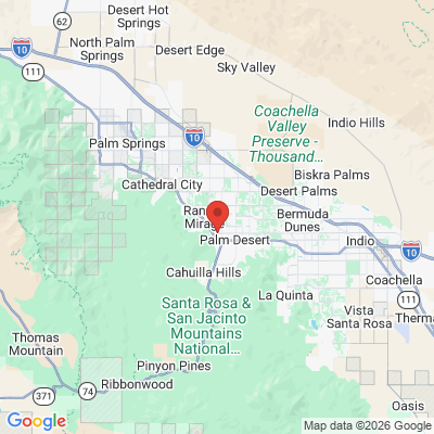 Map to  office in Palm Desert, CA