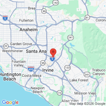 Map to 4Impact Dental office in Tustin, CA