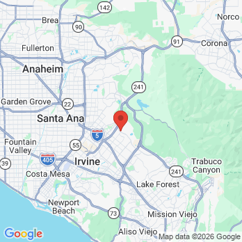 Map to Mint Orthodontics  office in Irvine, CA