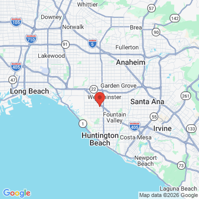 Map to  office in Huntington Beach, CA