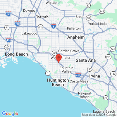 Map to  office in Huntington Beach, CA