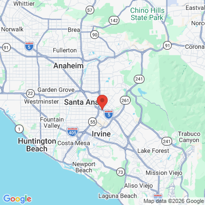 Map to  office in Tustin, CA
