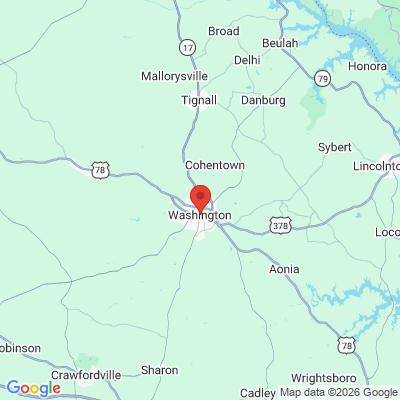 Map to  office in Washington, GA