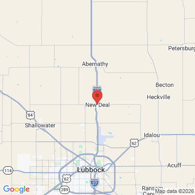Map to  office in New Deal, TX