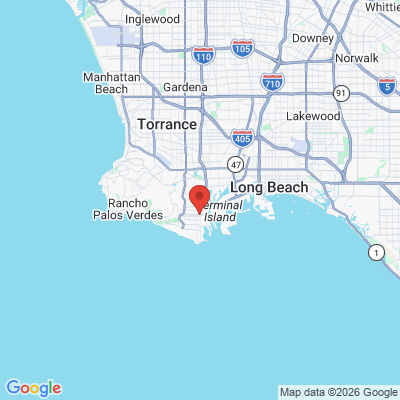 Map to San Pedro Dental Care office in San Pedro, CA