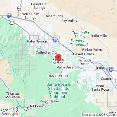 Map to  office in Rancho Mirage, CA