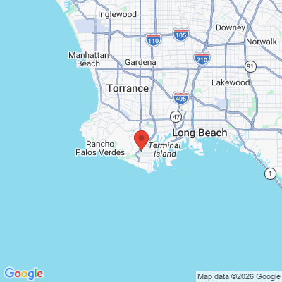 Map to Dr. Vincent M. Mardesich, DDS office in San Pedro, CA