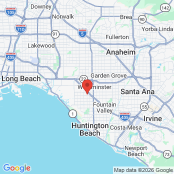 Map to Taylor Pham Dental Corporation office in Westminster, CA