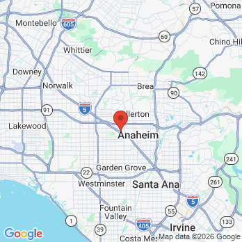 Map to Primary Office  office in Anaheim, CA