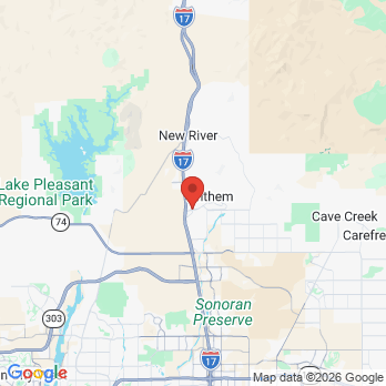Map to Dental Care of Anthem Crossroads office in Anthem, AZ