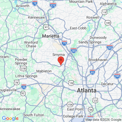 Map to  office in Smyrna, GA