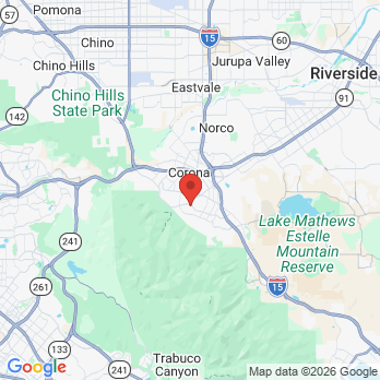 Map to Dr Gills Dental Office  office in Corona, CA
