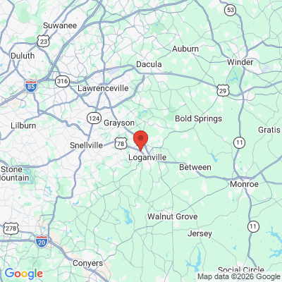 Map to  office in Loganville, GA