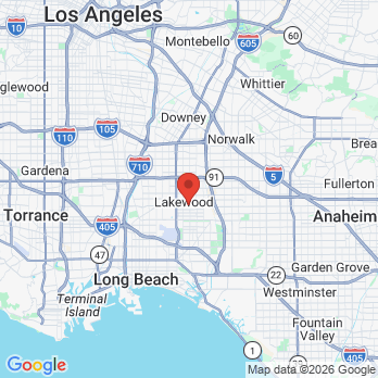 Map to Primary Office office in Lakewood, CA