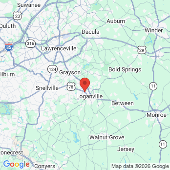 Map to Loganville Family Dentistry  office in Loganville, GA
