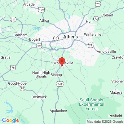 Map to  office in Watkinsville, GA
