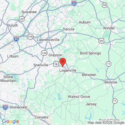 Map to  office in Loganville, GA
