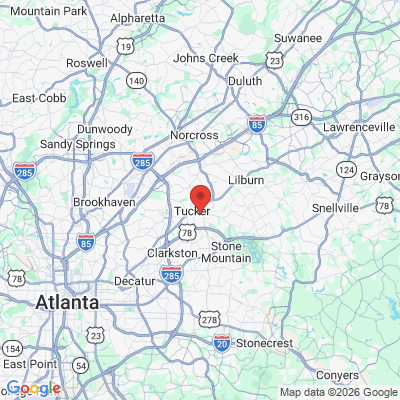Map to  office in Tucker, GA