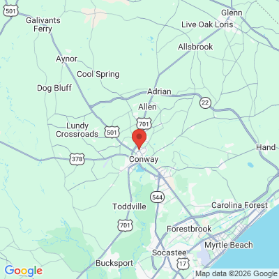 Map to  office in Conway, SC