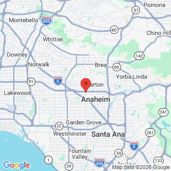 Map to Private office office in Anaheim, CA